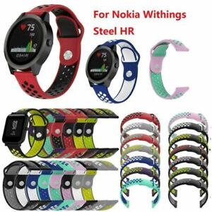 Silicone Strap Wristband Bracelet Belt for Nokia Withings Steel HR 36mm & 40mm