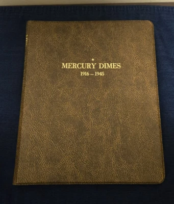 Harco Mercury Dimes 1916 -1945  Plastic Coin Pages Album  - Pre-owned - Image 1 of 4