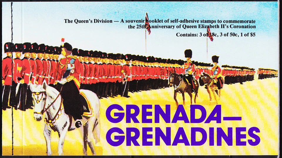 Буклет Гренада-Грена 25-я годовщина коронации QEII 1978 MNH-6,75 евро - Изображение 1 из 1