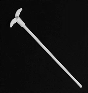 300 mm PTFE Mischer Rührwelle mit klappbarem Schaufelblatt (Breite 63 mm) Rührstab - Bild 1 von 7