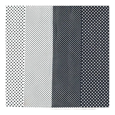 Bufanda larga de colección negra blanca a lunares rectangular Vera Boho mujer bonita Foto 1 de 4