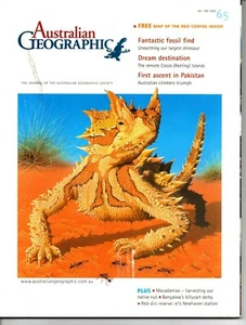 Australian Geographic Magazine No. 65 Jan-Mar 2002 Cover Thorny Devil - Picture 1 of 1