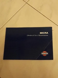 NISSAN - MICRA - LIBRETTO USO E MANUTENZIONE 1999 - OTTIME CONDIZIONI - Foto 1 di 2