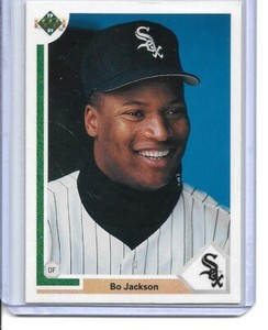 BO JACKSON    1991  UPPER DECK    #744    WHITE SOX   "ALL-STAR" / FREE SHIP