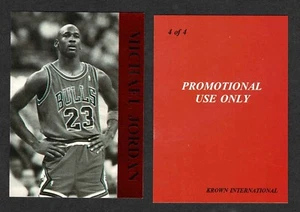 1992 Krown Michael Jordan Promo Red Foil #4 - Bild 1 von 3