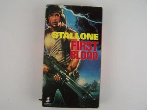 First Blood Stallone VHS 1982 Caroloco Home Video Tape Blister Box Edition - Picture 1 of 2