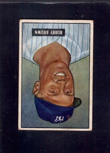 1951 Bobby Brown Bowman #110 Yankees Baseball Card