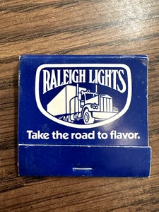 Vintage Matchbook Collectible Ephemera RALEIGH LIGHTS KINGS & 100s Cigarettes - Picture 1 of 3