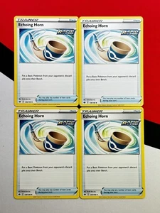 Echoing Horn Trainer x4 136/198 Chilling Reign Pokemon Playset 4x - Picture 1 of 1