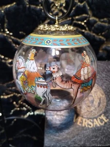 Vtg 🎄VERSACE Christmas Ornament 🎄 Luxury Home Decor👌 Excellent🎄Mint Condit👌 - Picture 1 of 8