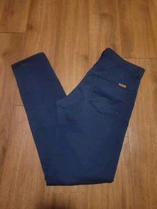 Carhartt WIP Vicious Pants Men's 30x32 Blue Denim Skinny Chino Work Jeans - Picture 1 of 7