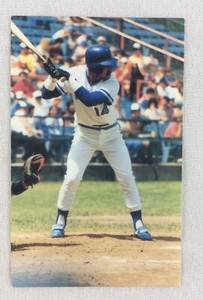 1986 Alex Infante, Syracuse Chiefs TCMA Stars of the Future Color Postcard
