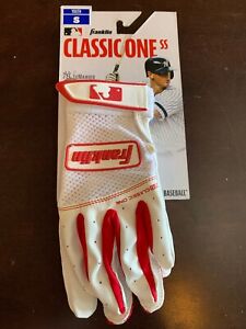 BATTING GLOVES blue or red Youth 'S' leather Franklin Classic One NEW! LeMahieu