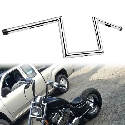 Para Suzuki Intruder 700 750 800 1400 1500 Manillar Moto 1" Barras de Arrastre 25mm Foto 1 de 4