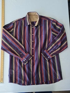 Mens Long Sleeve Shirt Rezin & Taylor Size L Multicoloured 29456 - Picture 1 of 14