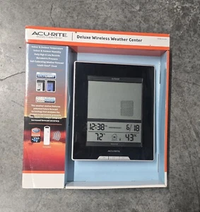 AcuRite 661262 8.5" Screen Wireless Digital Deluxe Weather Station, NEW in Box - Picture 1 of 4