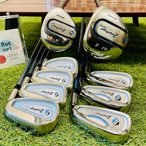 Women Mizuno Zephyr Set 1w 7w Iron 56789PS 9Pics RH Golf Club Japan Ladis - Picture 1 of 18