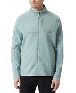 BASS OUTDOOR Full Zip Trail Jacket Men's XXL Silver Blue Side Pocket Long Sleeve - Picture 1 of 17