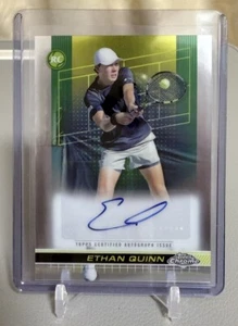 2024 TOPPS CHROME TENNIS ETHAN QUINN AUTO BASE #TCA-EQN - Picture 1 of 2