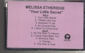 melissa etheridge your little secret cassette promo - Picture 1 of 2