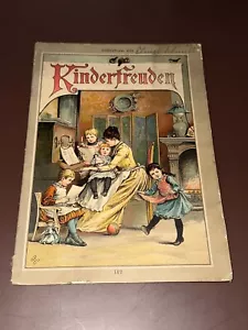 RARE VTG. GERMAN CHILDREN'S BOOK "KINDERLUST" Children's Joy - Picture 1 of 10