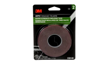 Molding Tape Super Strength Double Sided Adhesive Permanently Attach Cars 15 FT - Picture 1 of 8