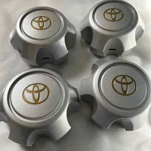 TOYOTA LAND CRUISER FZJ80 Wheel Center Caps Hub Cover Genuine 4 Pair Japan - Picture 1 of 4