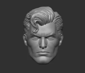 Superman New 52 style custom head for 4" 6" 7" 12" DC Comics action figures - Picture 1 of 2