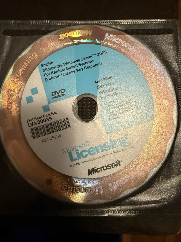 Windows Server 2008 For Itanium Based Systems (no Product Key) - Image 1 of 1
