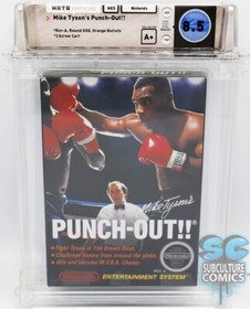 NES - PUNCH-OUT DE MIKE TYSON - REV-A - SOQ REDONDO - SELLADO DE F&Aacute;BRICA - WATA 8,5 A+