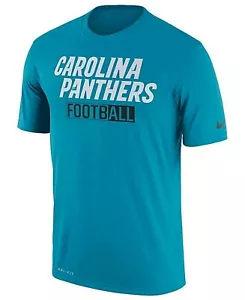 Carolina Panthers Dri Fit Blue Legend T-shirt , Large - Picture 1 of 1