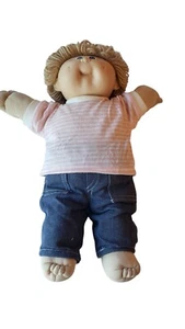 Muñeca vintage 1978-1982 Cabbage Patch Kids 16" pelo rubio ojos azules coleccionable - Imagen 1 de 11