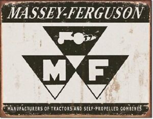 Ferguson mecanización-Azul Metal letrero de pared 30 cm X 40 Cm