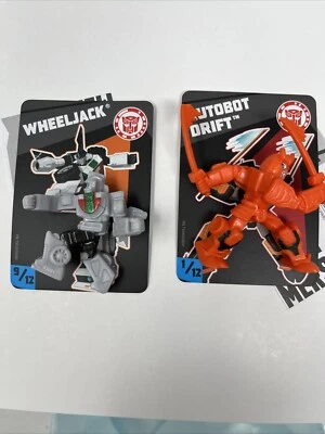 Figuras Transformers Tiny Titan JRFP recién retiradas del paquete Wheeljack Drift Foto 1 de 4