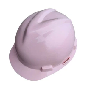 Cappello rigido MSA V-Gard rosa medio usato in ottime condizioni - Foto 1 di 6