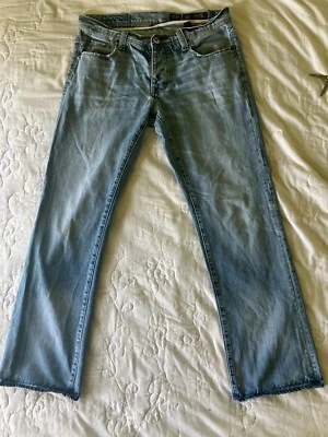 Vintage Fox Men Straight Fit Button Fly Jeans Size 34x33 - Image 1 of 4