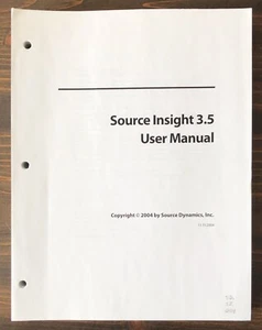 Source Dynamics - Source Insight 3.5 Manual del usuario (2004) - Imagen 1 de 12