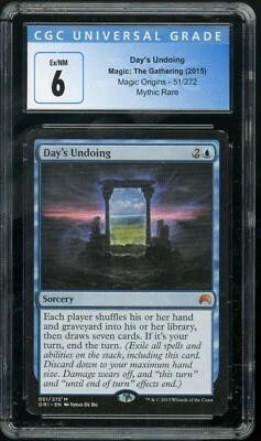 DAY'S UNDOING (2015) Magic: The Gathering Origins Mythic Rare 51/272 CGC 6 EX/NM - Image 1 of 2