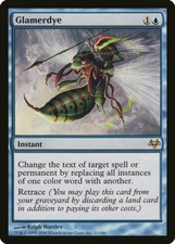 Glamerdye Eventide PLD Blue Rare MAGIC THE GATHERING MTG CARD ABUGames