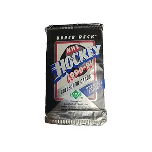 1990-91 NHL Hockey Upper Deck Premiere Edition Sealed Pack Of 12 Cards - Picture 1 of 2