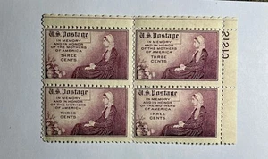US 3 cent Mothers of America 1934, Scott 737, block of 4, Top 2MH/2MNH/OG/FVF.. - Picture 1 of 1
