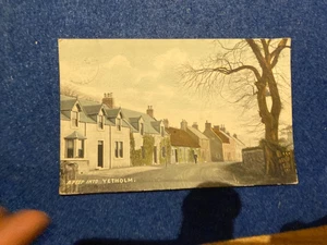 POSTAL VINTAGE Kirk Yetholm ROXBURGHSHIRE = / - Imagen 1 de 4