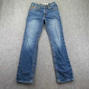 Jeans Ariat B5 slim ragazzo 14 blu denim vita regolabile slim fit - Foto 1 di 17