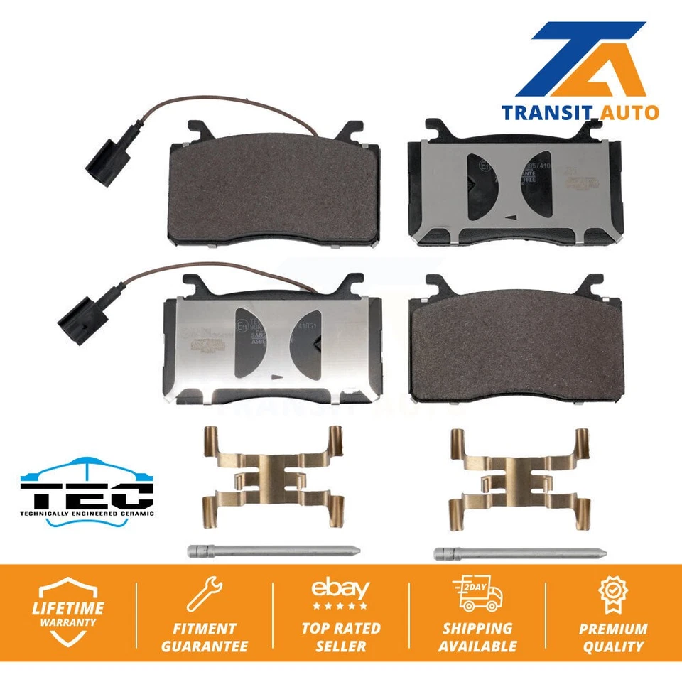 Front Ceramic Brake Pads Set For Alfa Romeo Stelvio Giulia TEC-2052-1684-22 Foto 1 de 1