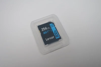 NEW Lexar 256GB High-Performance 800x UHS-I SDXC Class 10 Memory Card - Image 1 of 3
