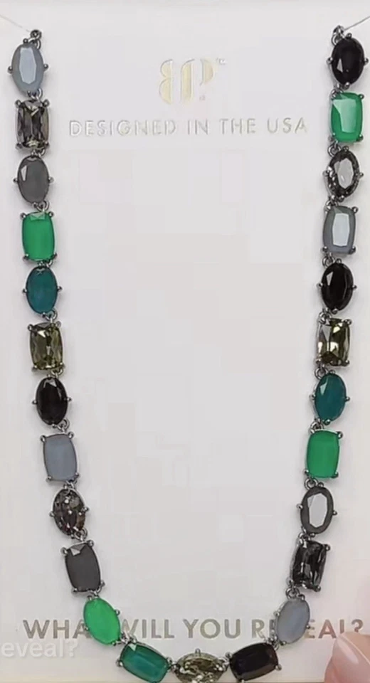 Bomb Party Brand NewJewelry Candy Ice The Cake Baby Moss And Marble On Hematite - Image 1 of 1