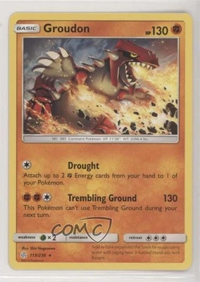 Groudon Pokémon Sun & Moon Cosmic Eclipse #113 - Image 1 of 2