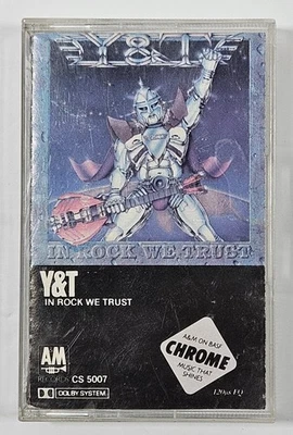 Y & T ‎– In Rock We Trust Label: A&M Records ‎– CS 5007 Tape Cassette Album - Image 1 of 4