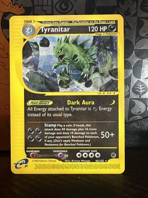 Pokemon Tyranitar Expedition Card 66/165 Non Holo - Image 1 of 4