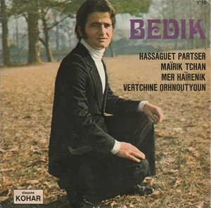 BEDIK Hassaguet Partser France 7" 45 EP 1971 Pop World Turkey - Imagen 1 de 4